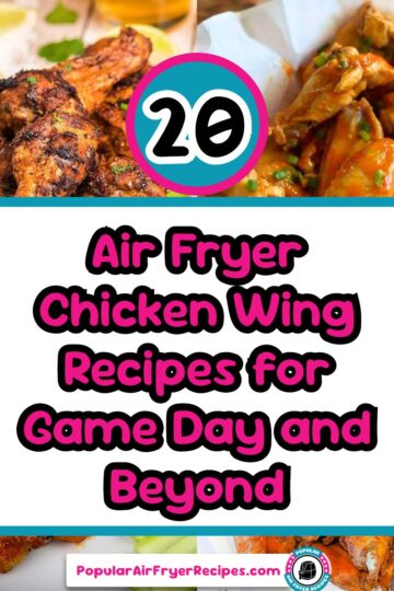 20 air fryer chicken wing recipes
