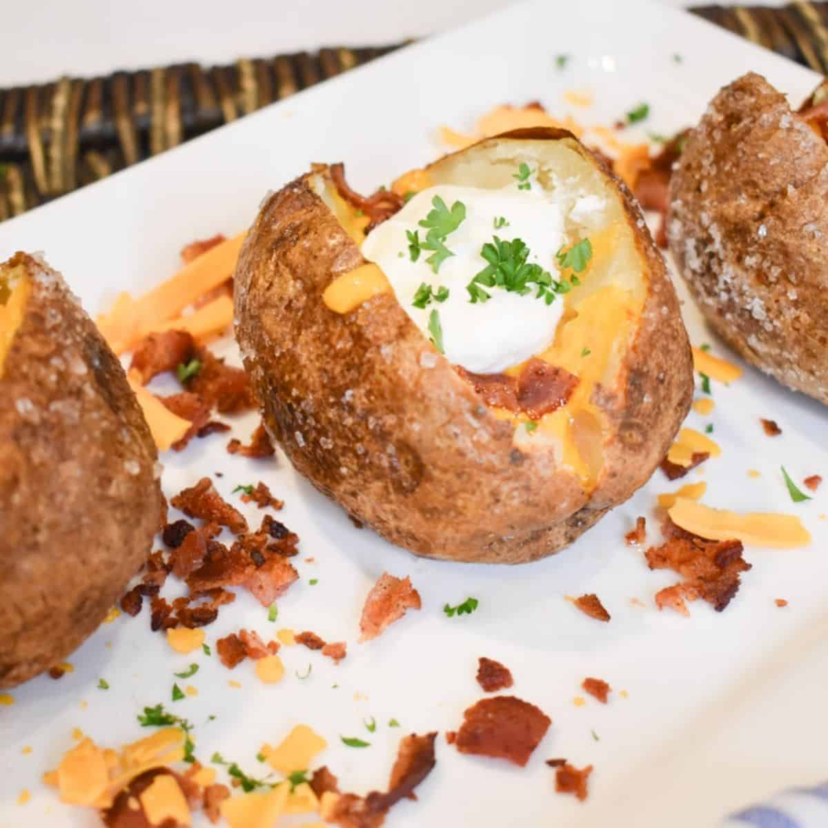 Air Fryer Baked Potatoes