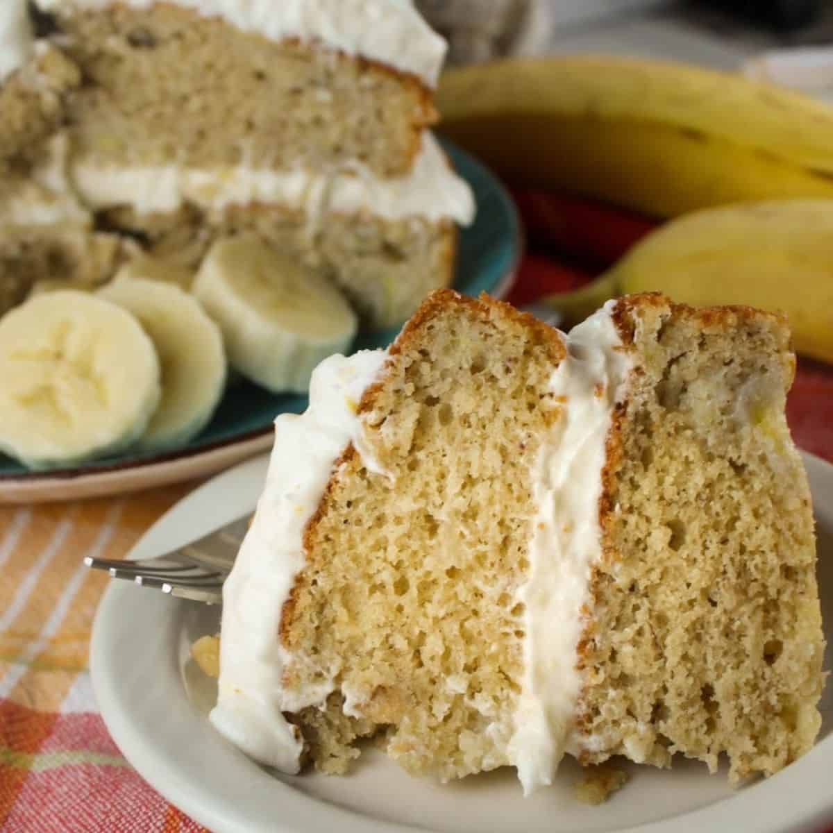 Air Fryer Banana Cake