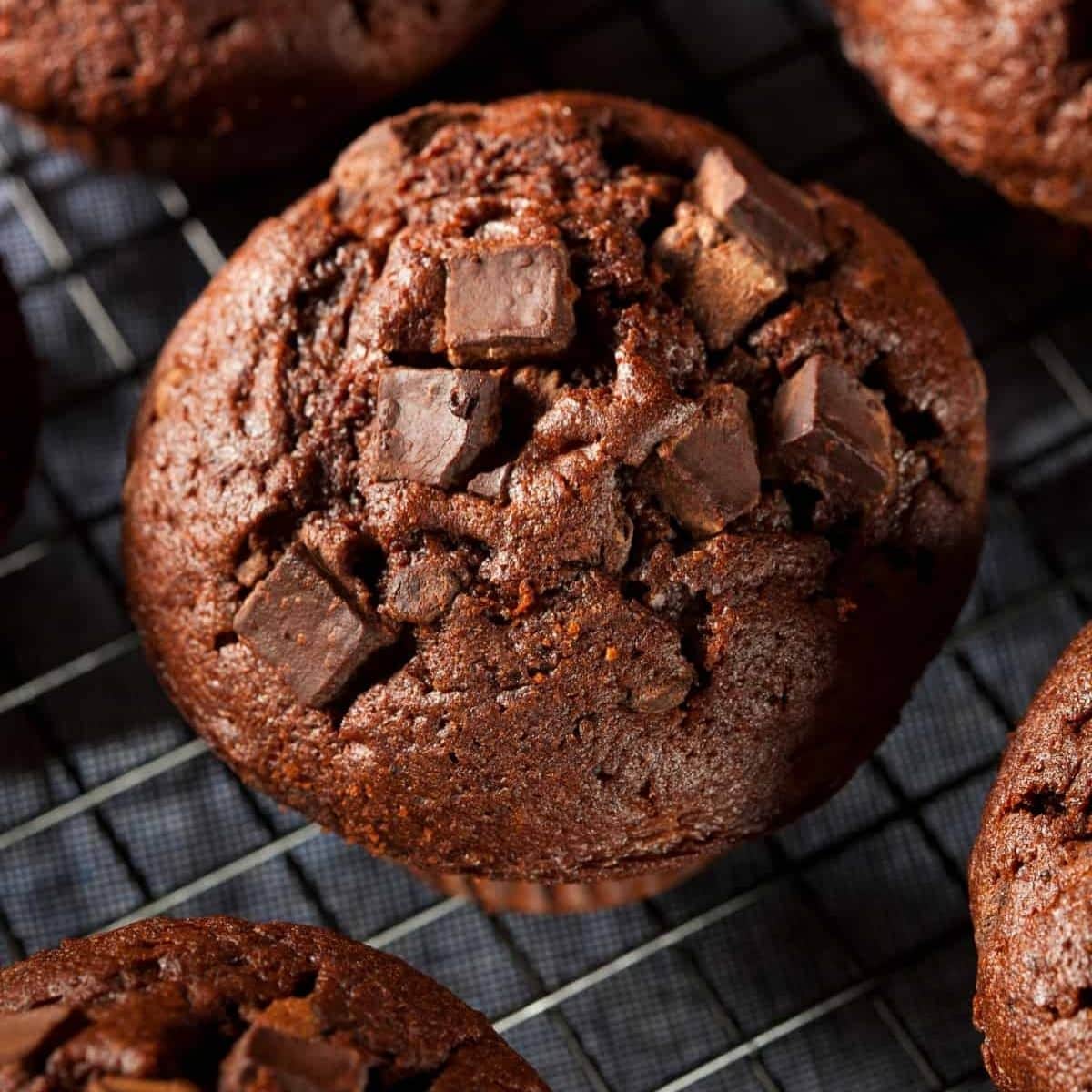 Air Fryer Chocolate Muffins
