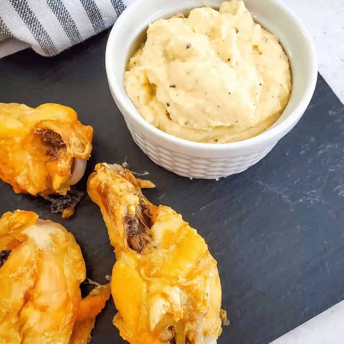 Air Fryer Garlic Parmesan Chicken Wings