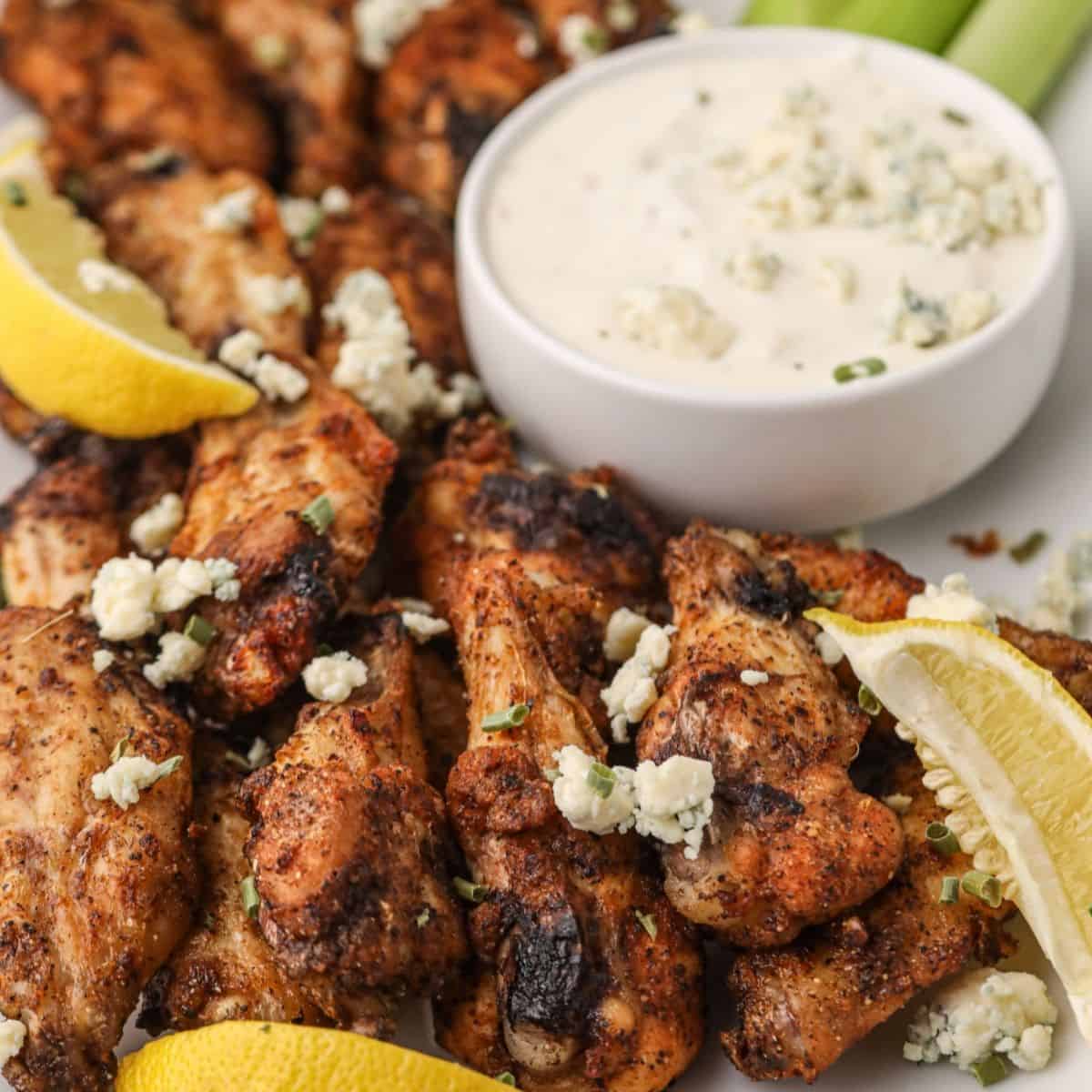 Air Fryer Lemon Pepper Chicken Wings