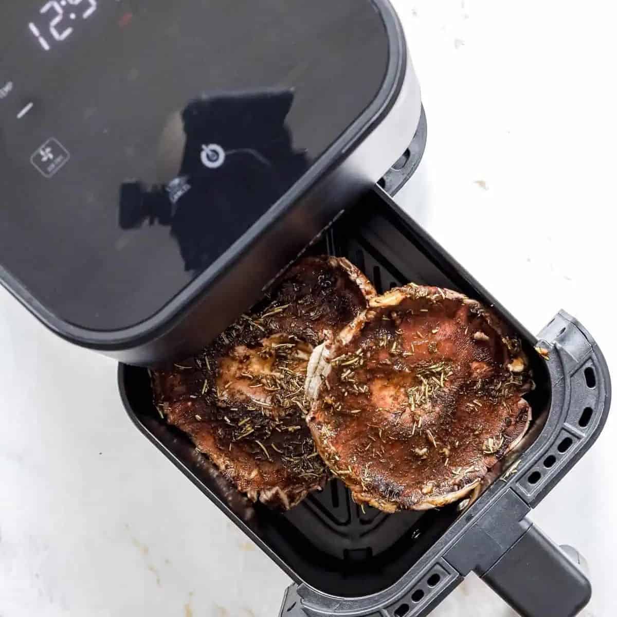 Air Fryer Portobello Mushrooms