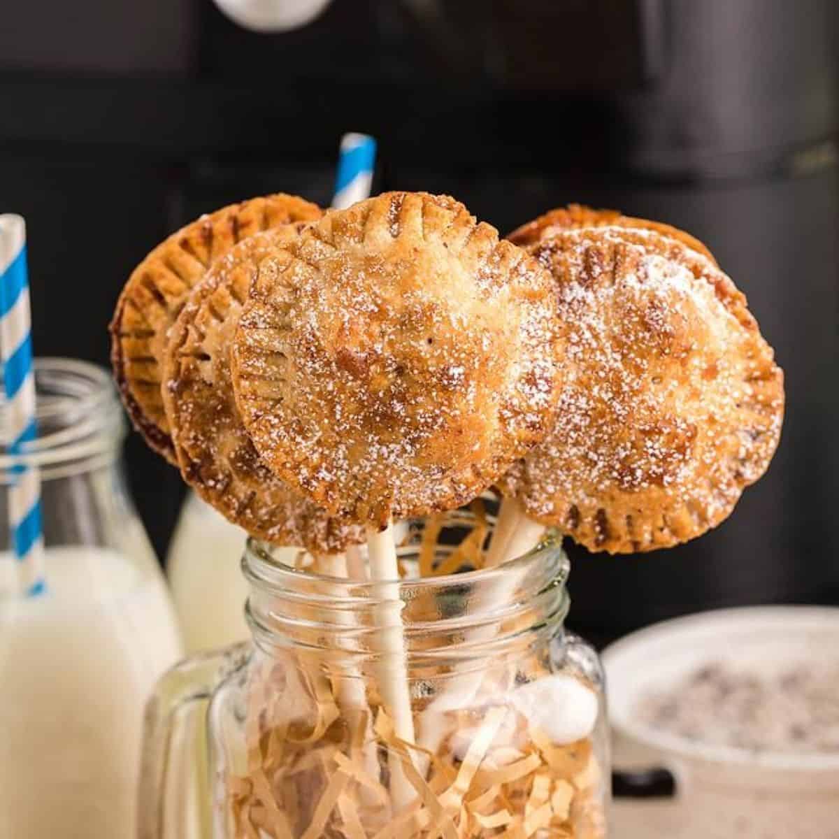 Air Fryer S'more Pie Pops with Nutella