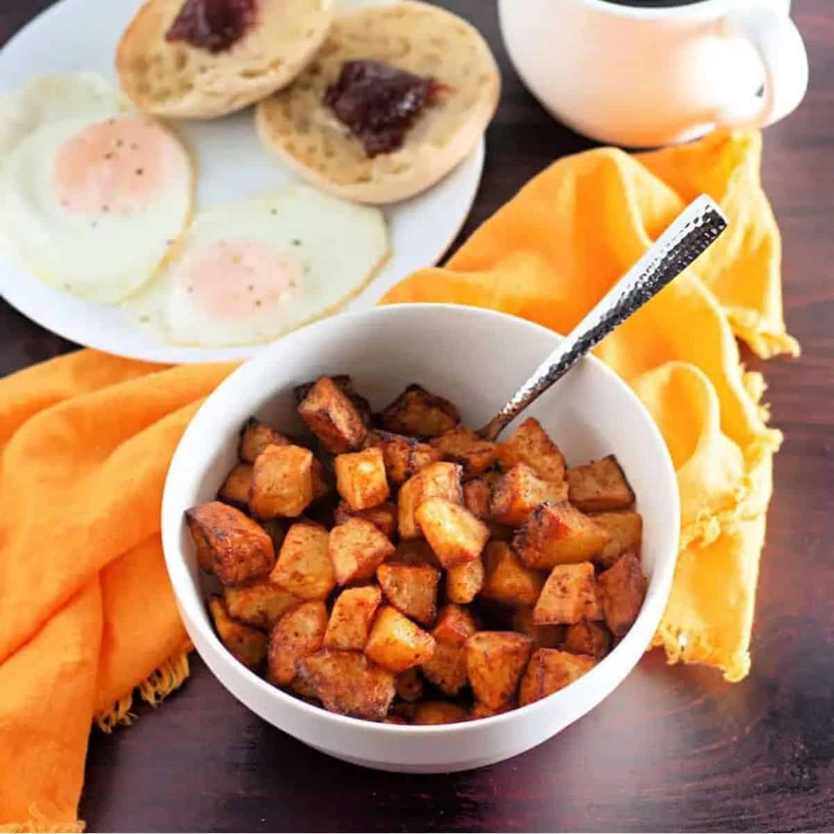 Crispy Air Fryer Breakfast Potatoes