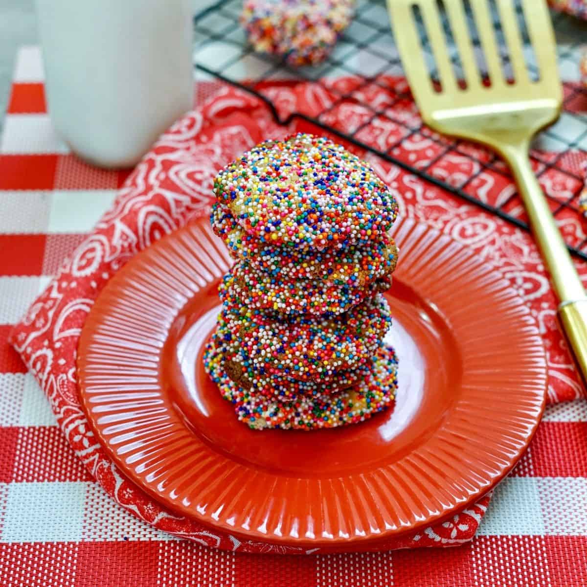 Sprinkle Cookies in the Air Fryer