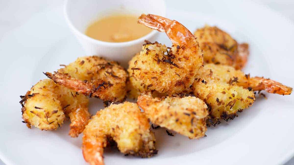 Air Fryer Coconut Shrimp in the Ninja Foodi (or any Air Fryer)