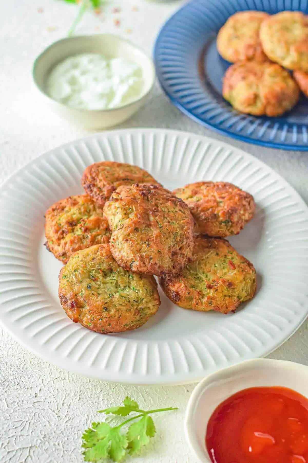 Air-Fryer-Zucchini-Fritters