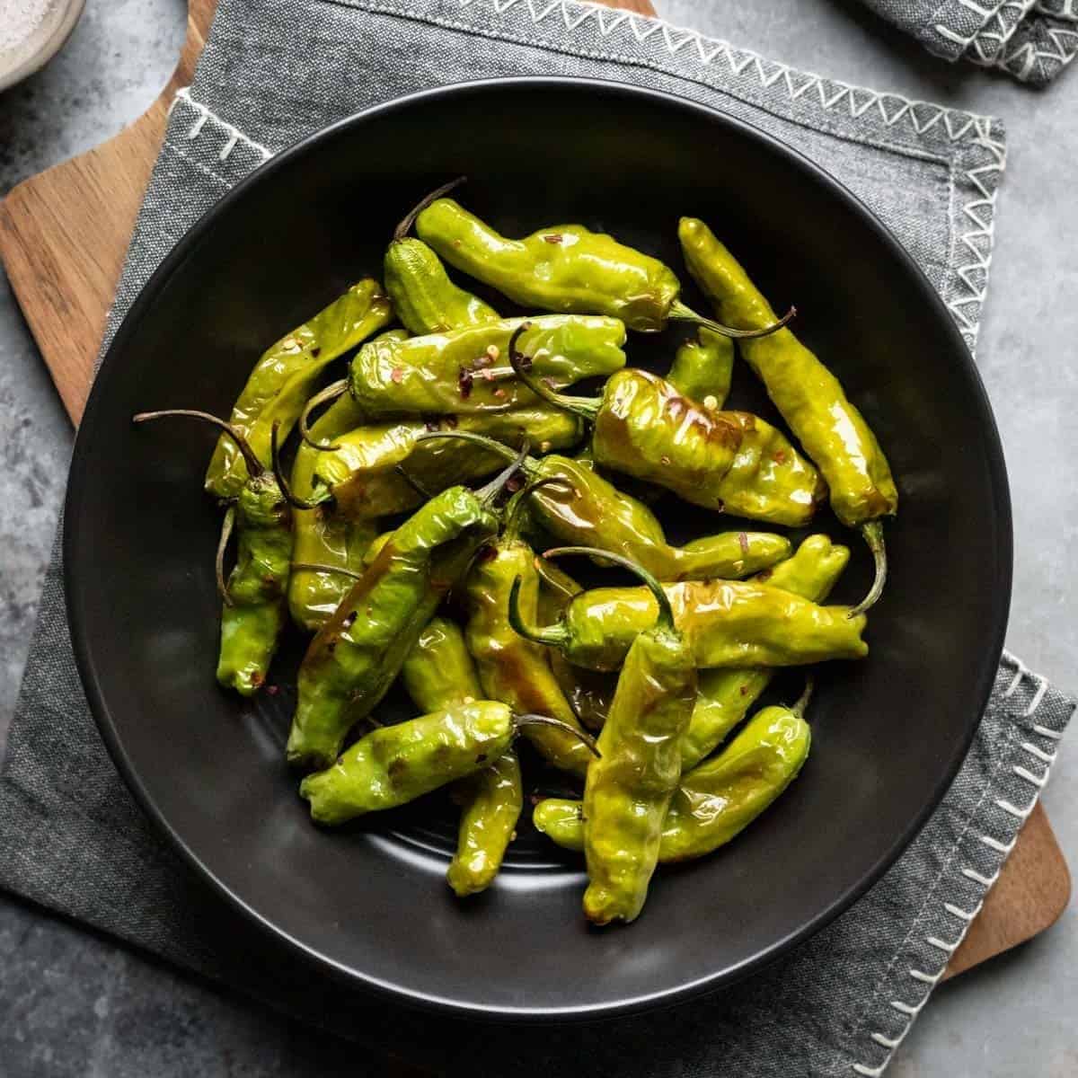 _Air Fryer Shishito Peppers With Sesame-Ginger Sauce