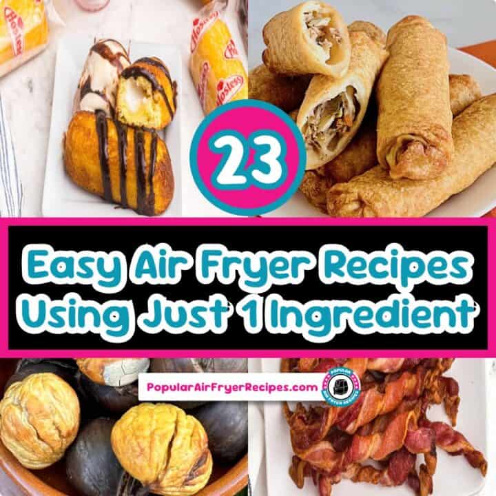 23 easy air fryer recipes using just 1 ingredient