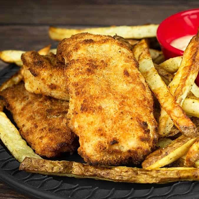 Air Fryer Fish & Chips
